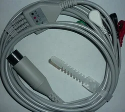 One Piece ECG Cable with 5 Leads