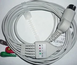 One piece ECG cable 5 leads