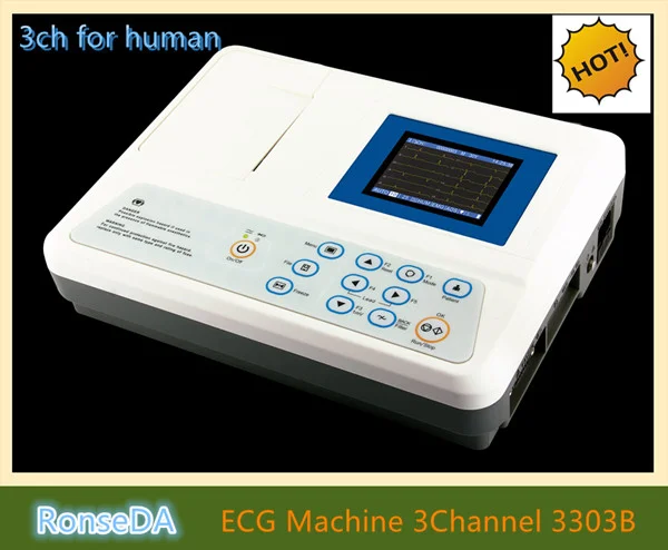 Three Channel ECG Machine