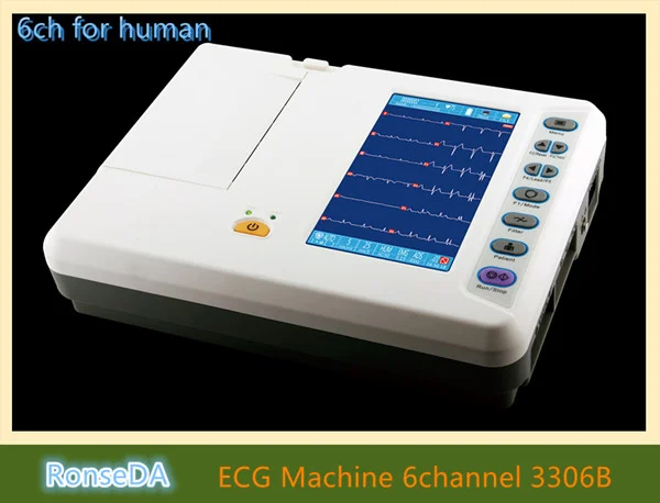 Six Channel ECG Machine